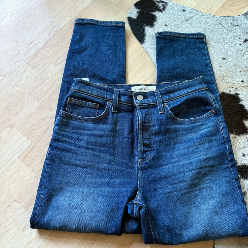 DENIM FORUM The Yoko High Rise‎ Slim Jeans Size 28